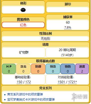 精灵宝可梦letsgo顽皮雷弹全招式一览顽皮雷弹属性介绍