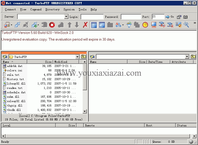 TurboFTP(老牌的ftp上传、文件管理软件)