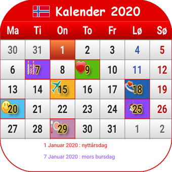 诺斯克卡伦德Norsk Kalender