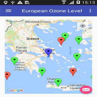 欧洲臭氧层European Ozone Level