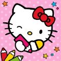 Hello Kitty的数字颜色手游