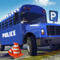 警察巴士停车模拟器教练巴士模拟