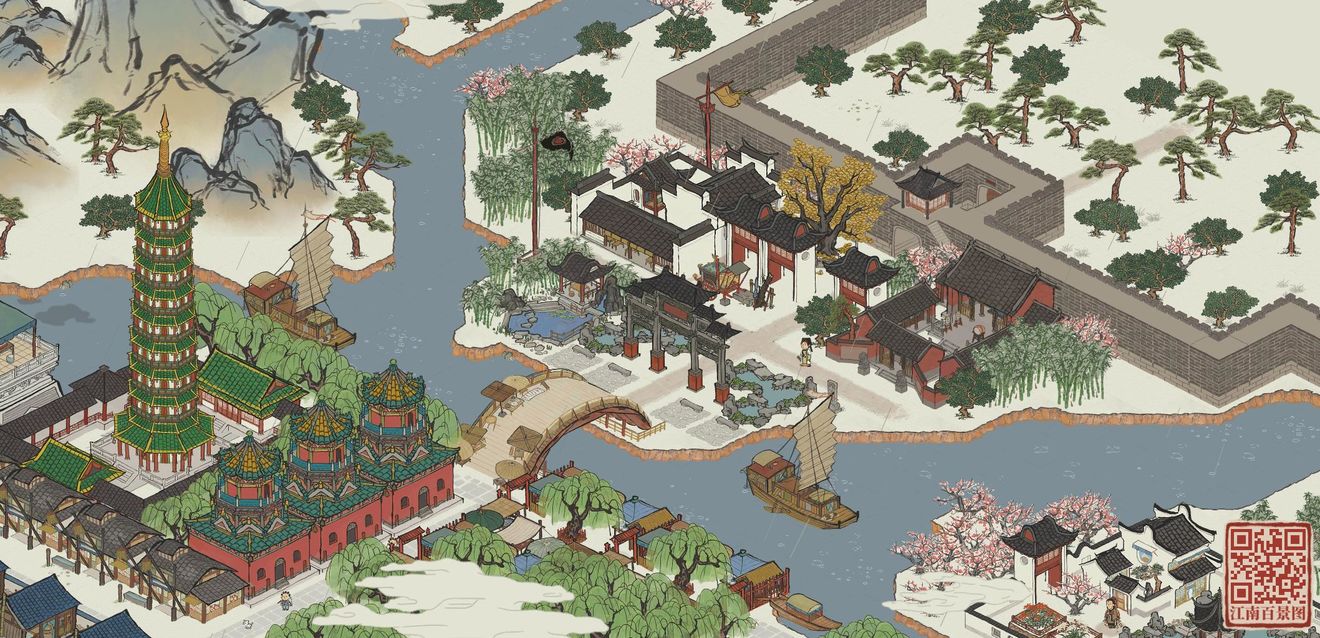 江南百景图百年银杏怎么布局