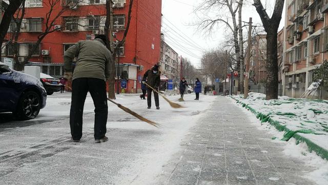 北京2021年第一场雪图片大全