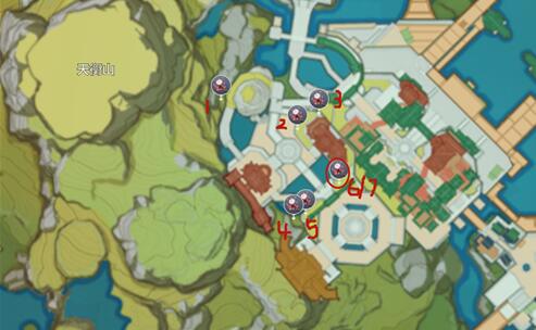 原神霓裳花位置在哪里