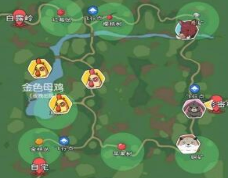 小森生活地图上特殊动物的刷新地点一览