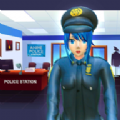 动漫女孩警察
