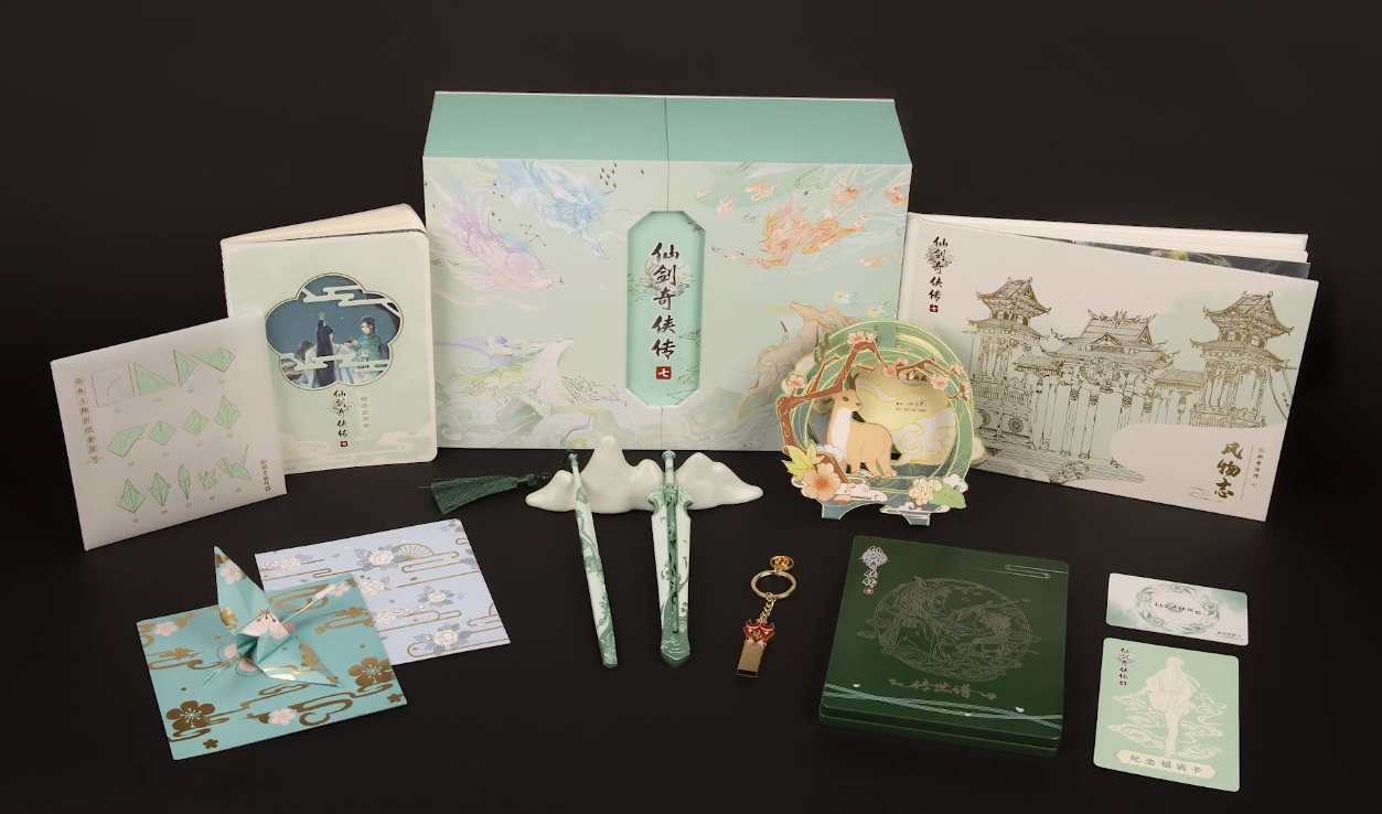 仙剑奇侠传7豪华版&美术集官方开箱 399元东西太多