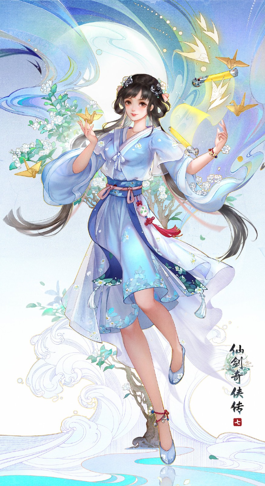 《仙剑奇侠传7》主角新立绘海报 短裙美女身姿诱人