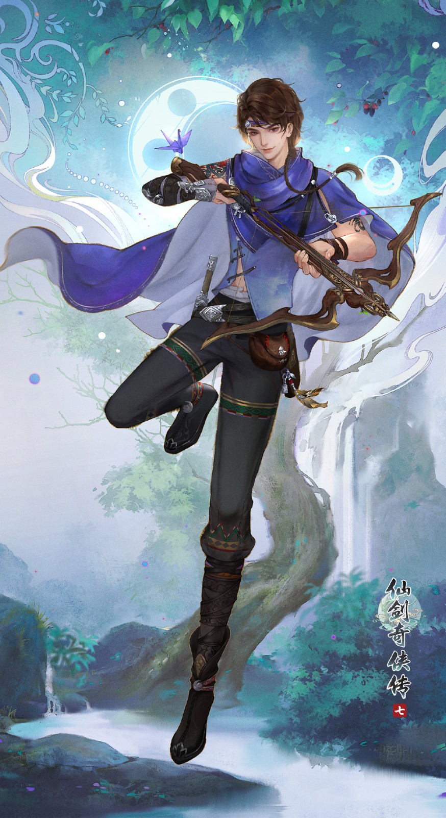 《仙剑奇侠传7》主角新立绘海报 短裙美女身姿诱人