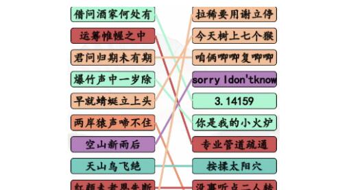 汉字找茬王完成古诗词押韵连线过关技巧