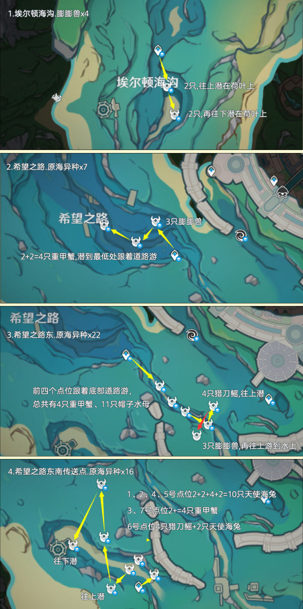 原神异海凝珠采集路线一览 异海凝珠获取位置分布图[多图]图片6
