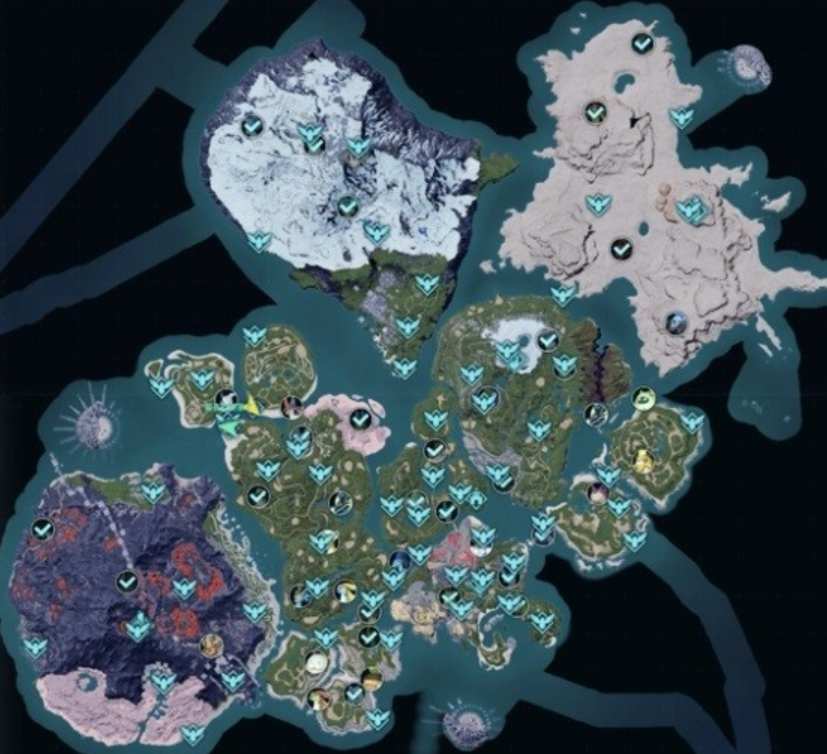幻兽帕鲁地图点位大全 全点位地图位置一览[多图]图片1